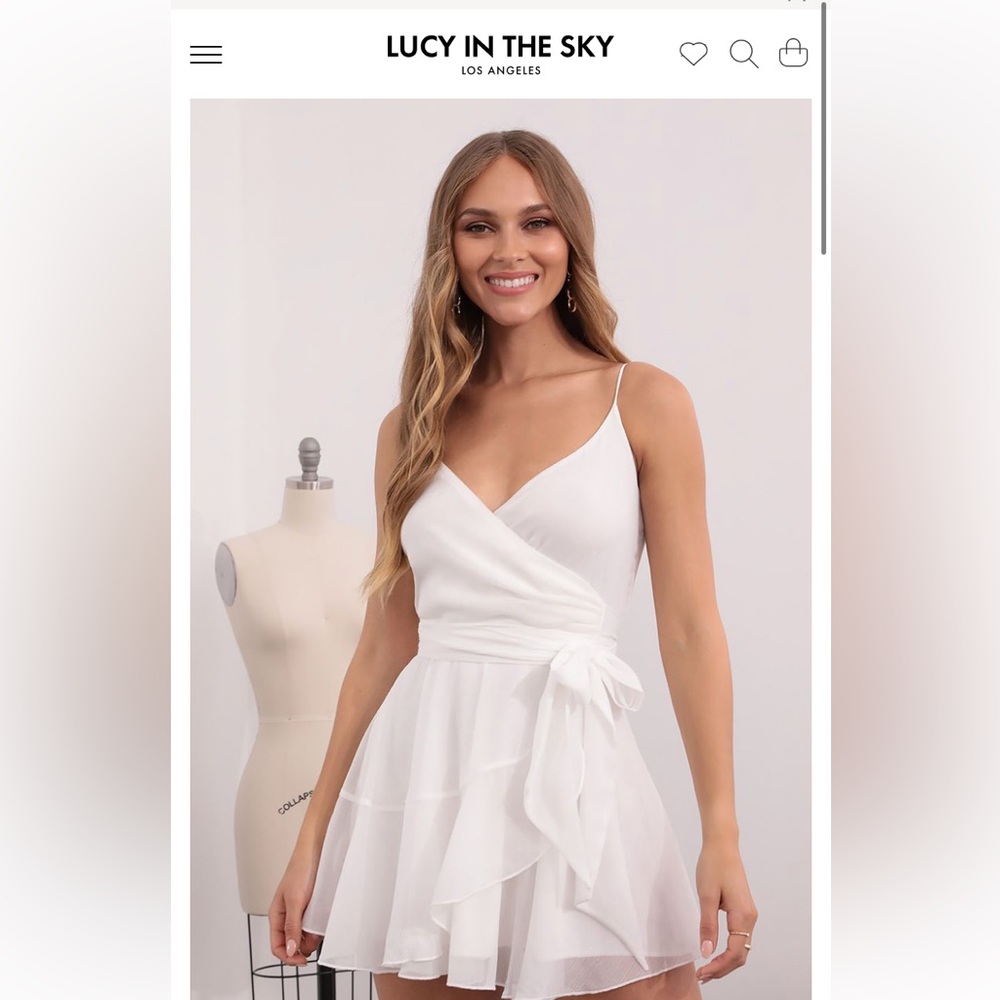 White Lucy in the Sky dress